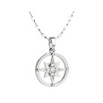 Collana rosa dei venti Oro 18KT e diamanti