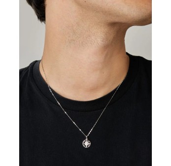 Collana rosa dei venti Oro 18KT e diamanti