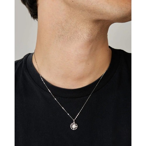 Collana rosa dei venti Oro 18KT e diamanti