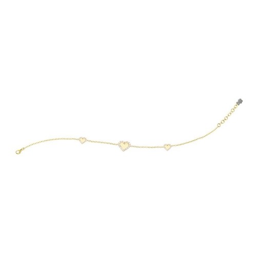 Bracciale Cuori Gialli Argento