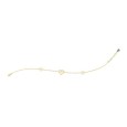 Bracciale Cuori Gialli Argento