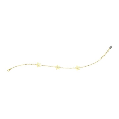 Bracciale Stelle Gialle Argento
