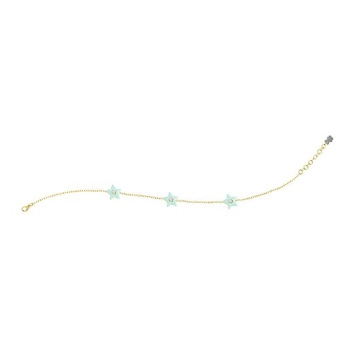 Bracciale Stelle Azzurre Argento