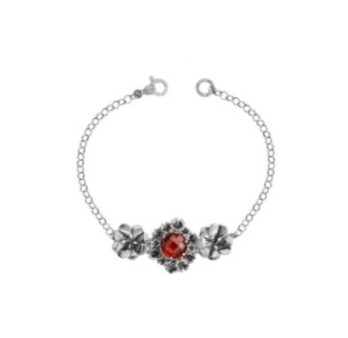 Bracciale Quadrifoglio con gemma
