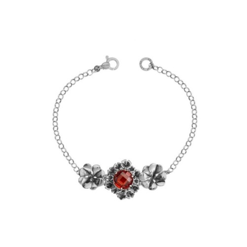 Bracciale Quadrifoglio con gemma