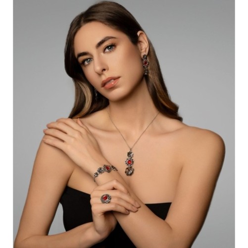 Bracciale Quadrifoglio con gemma