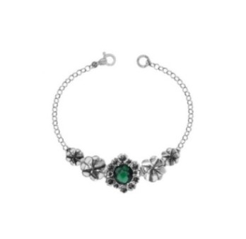 Bracciale Quadrifoglio con gemma