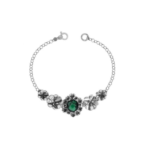 Bracciale Quadrifoglio con gemma