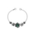 Bracciale Quadrifoglio con gemma