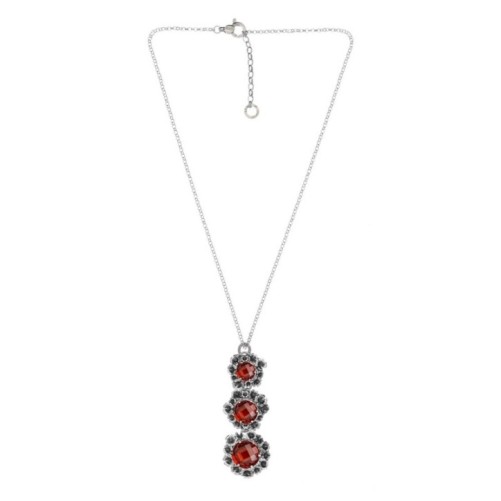 Collana Quadrifoglio con gemma