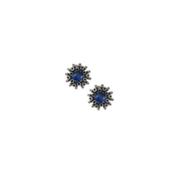 Orecchini Meteorite con Gemma blu