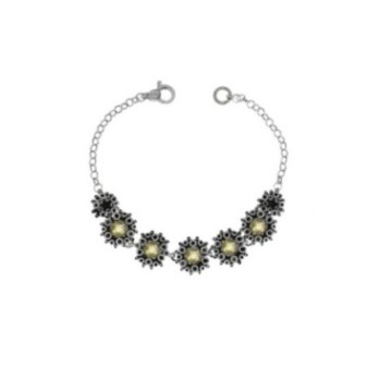 Bracciale Meteorite con Gemma gialla
