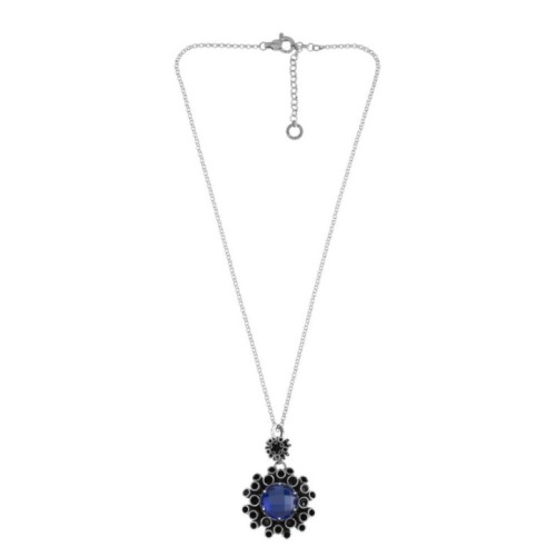 Collana Meteorite con Gemma blu  misura 60