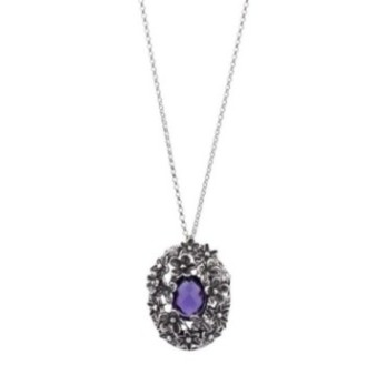 Collana Primavera Ametista Idrotermale