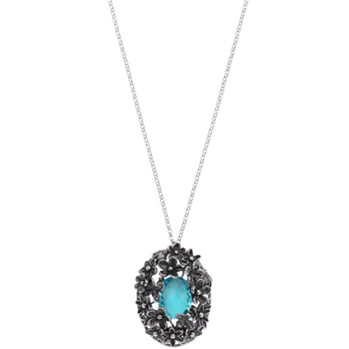 Collana Primavera Acquamarina Idrotermale