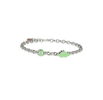 Bracciale con Stegosauro in Argento 925