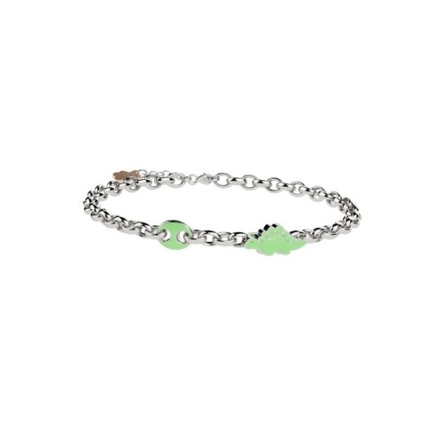 Bracciale con Stegosauro in Argento 925