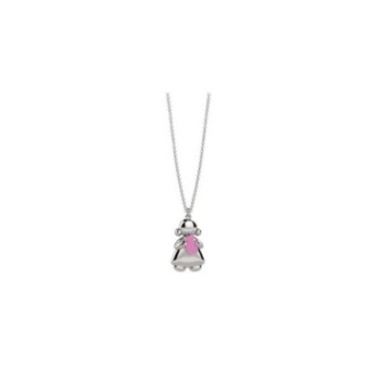 pendente Tato's Baby Nanan Bijou in Argento - Orsetto Rosa