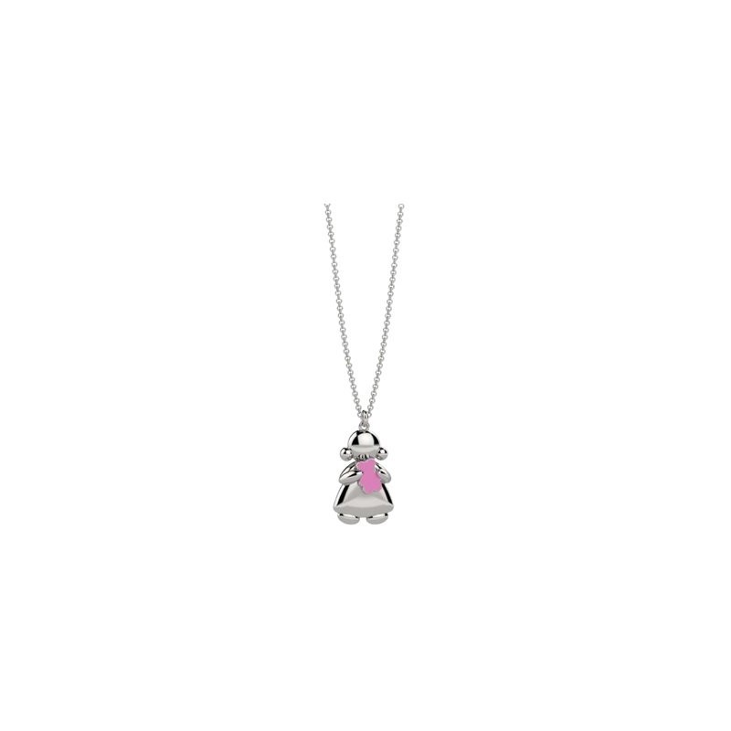 pendente Tato's Baby Nanan Bijou in Argento - Orsetto Rosa