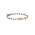Bracciale Tennis in Argento 925 con pietre colorate e targhetta incidibi