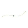 Bracciale Cuori Azzurri e Pietra Brillante