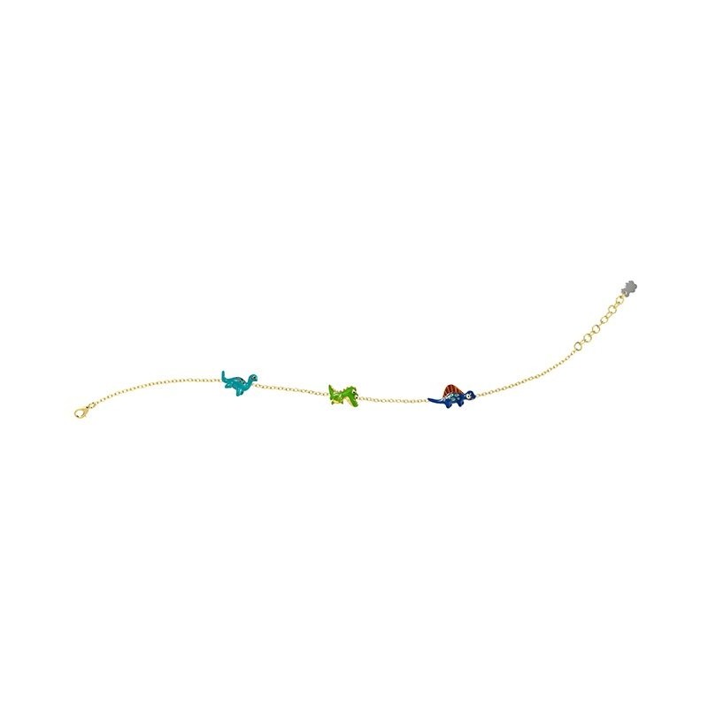 Bracciale Dinosauri Argento