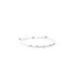 Bracciale Cordino e cuore Argento bianco