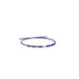 Bracciale Cordino e cuore Argento blu