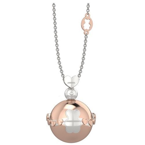 Pendente Ag 925 Con Bolas Rosa In Metallo - Orso