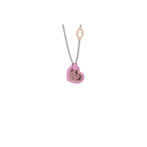 Pendente cuore rosa