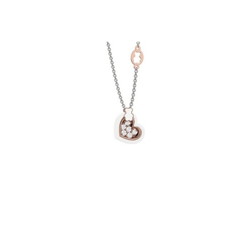 Pendente cuore bianco