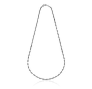 Collana in argento catena bizantina