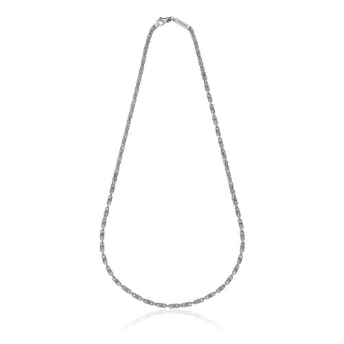 Collana in argento catena bizantina