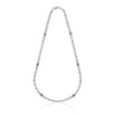 Collana in argento e smalto nero