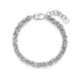 Bracciale in argento catena bizantina