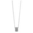 Collana in argento rodiato Chicco