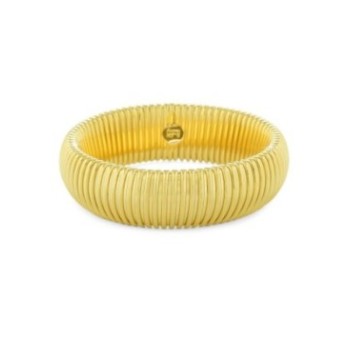Bracciale dorato a fascia Tubogas