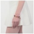 Bracciale Gipsy con sfere rosa