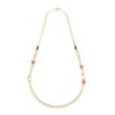 Collana Gipsy con sfere rosa