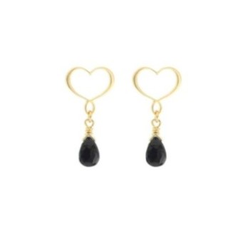 COPPIA DI ORECCHINI FRANGE CUORE MAMAN SPINELLO