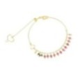 BRACCIALE FRANGE TORMALINA ROSA