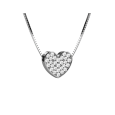 Easy collana cuore Oro 18KT e diamanti