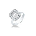 Anello MIRCO VISCONTI con diamanti in oro bianco