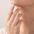 Riviera Mirco Visconti con diamanti in oro bianco