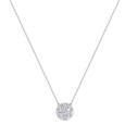 Collana corta in argento 925‰, 13 cubic zirconia bianchi